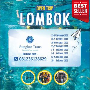 Open Trip Lombok 3HARI/2MALAM 2022